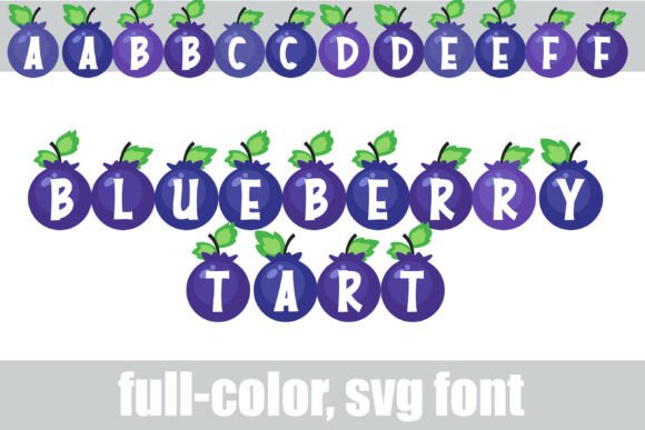 Blueberry Tart: The Playful Color Font for Modern Brands