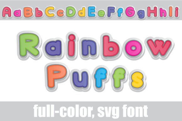 Bring Joy to Your Designs with Rainbow Puffs