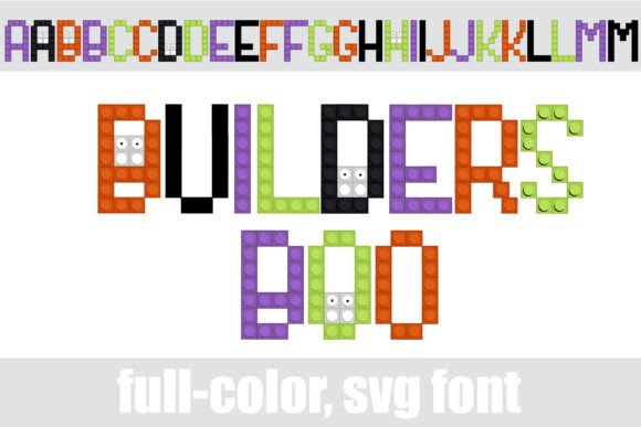Builders Boo: A Creative Display Font for Halloween Projects