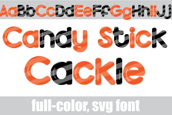 Candy Stick Cackle: Your Go-To Halloween Display Font