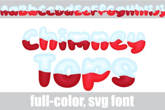 Chimney Tops: A Whimsical Winter Typeface for Creative Projects
