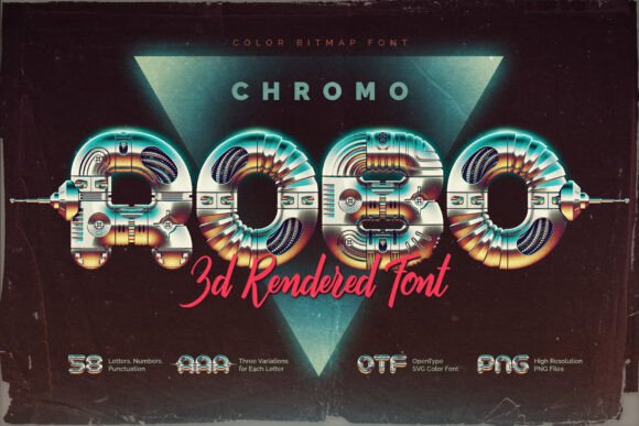Chromo Robo: A Retro-Futuristic Typeface for Bold Projects