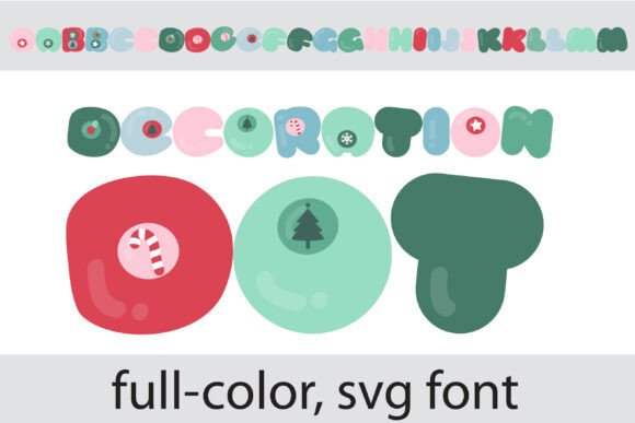 Decoration Dot: A Playful Holiday Typeface for Creative Projects