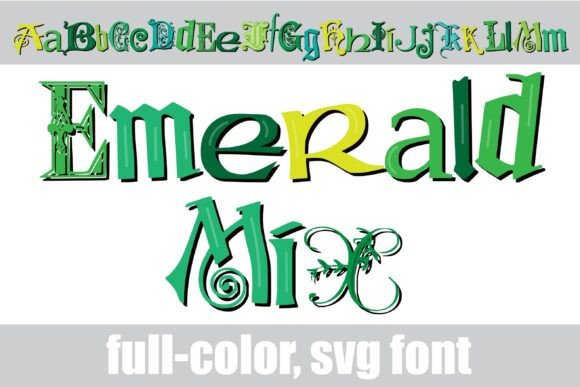 Emerald Mix: A Dynamic Green Font for Modern Projects