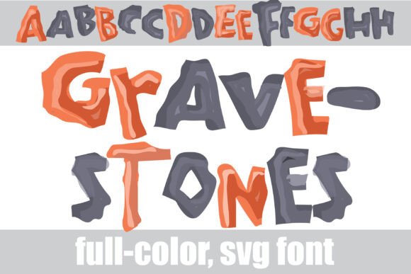 Gravestones Font: A Spooky, Stylish Design Asset