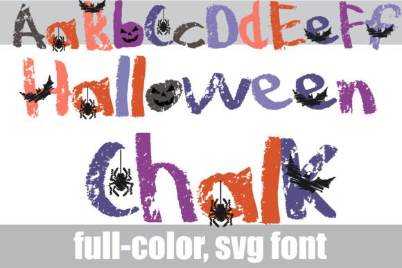 Halloween Chalk: A Spooky, Playful Font for Seasonal Designs
