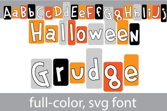 Halloween Grudge: A Bold, Youthful Typeface for Seasonal Projects