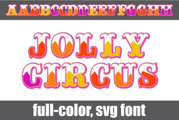 Jolly Circus: A Whimsical Font for Vibrant Designs