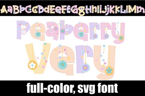 Peaberry Very: A Playful Pastel Font for Creative Projects