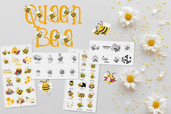 Queen Bee Font Bundle: The Ultimate Creative Asset for Buzz-Worthy Designs