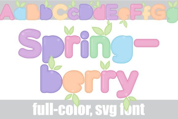 Springberry: A Playful Font for Modern Designers